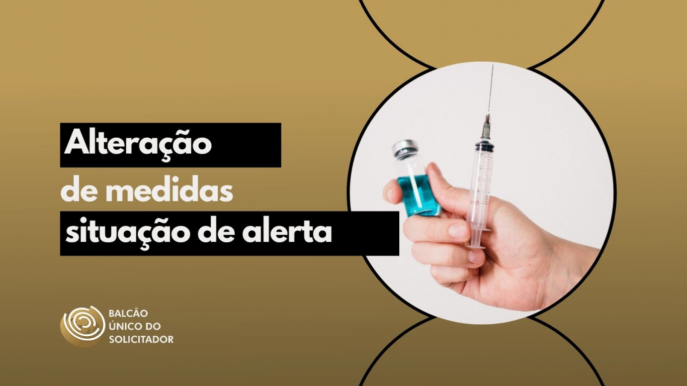 Altera&ccedil;&atilde;o das Medidas no &Acirc;mbito da Situa&ccedil;&atilde;o de Alerta
